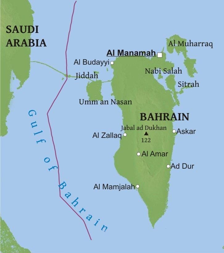 harta Bahrain pod