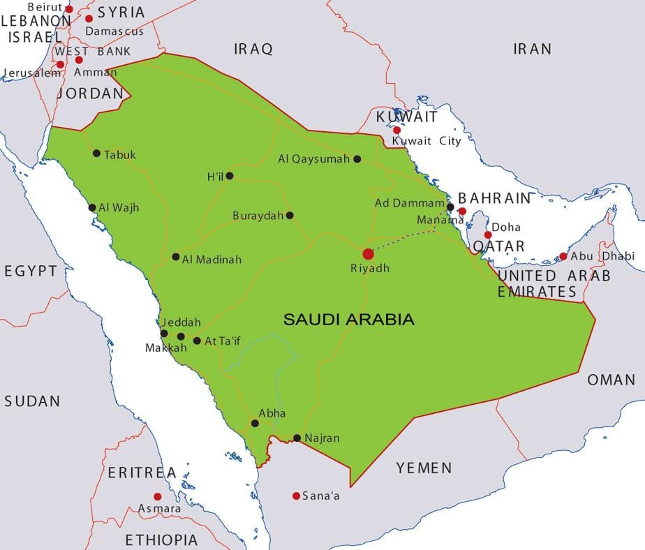 harta de la universitatea din Bahrain