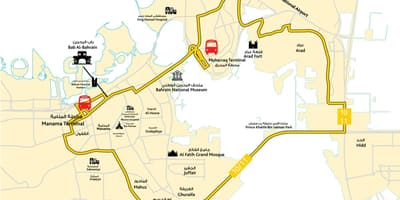 Harta Bahrain școală de conducere rutier