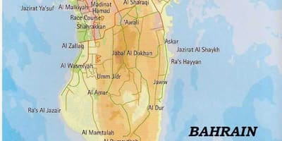 Bahrain harta cu locurile