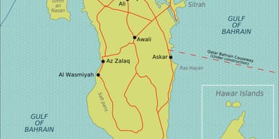 Aeroportul internațional Bahrain parcare hartă