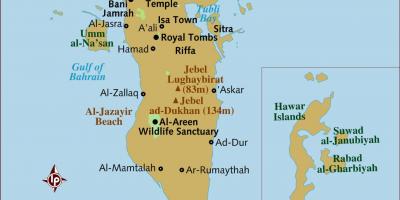 Al Bahrain hartă