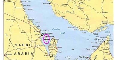 Harta insula Bahrain 